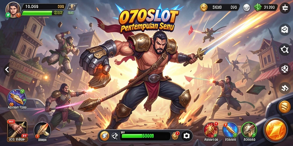 Screenshot 070SLOT menampilkan gameplay penuh aksi yang mendebarkan.