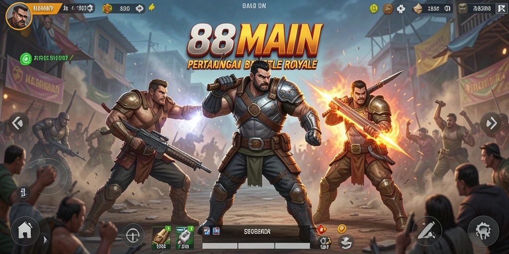 Gameplay mendebarkan di 88MAIN dengan pertempuran seru.