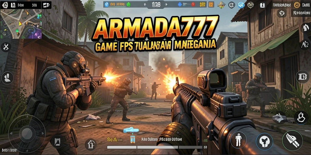Tampilan menegangkan dari gameplay <strong>ARMADA777</strong> yang memukau.