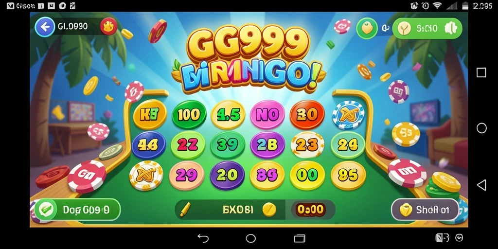 Tampilan gameplay seru dalam permainan Bingo GG999.
