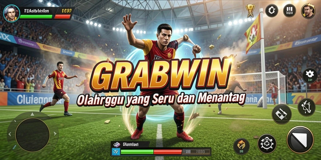 Tampilan gameplay seru dan kompetitif di GRABWIN.