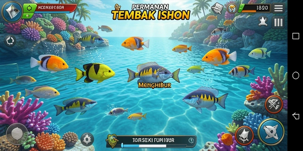 Screenshot gameplay Tembak Ikan ID678 yang penuh aksi.