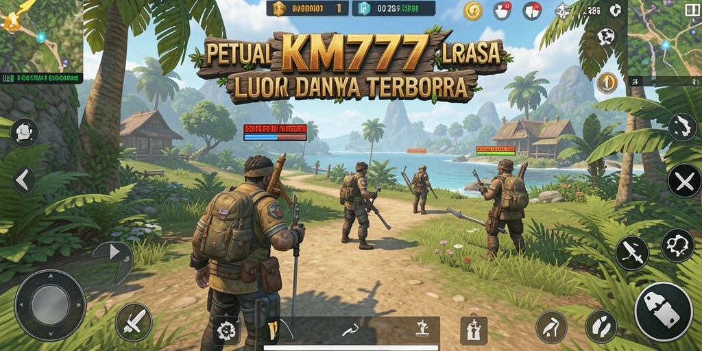 Screenshot gameplay <strong>KM777</strong> menampilkan petualangan seru di dunia terbuka.