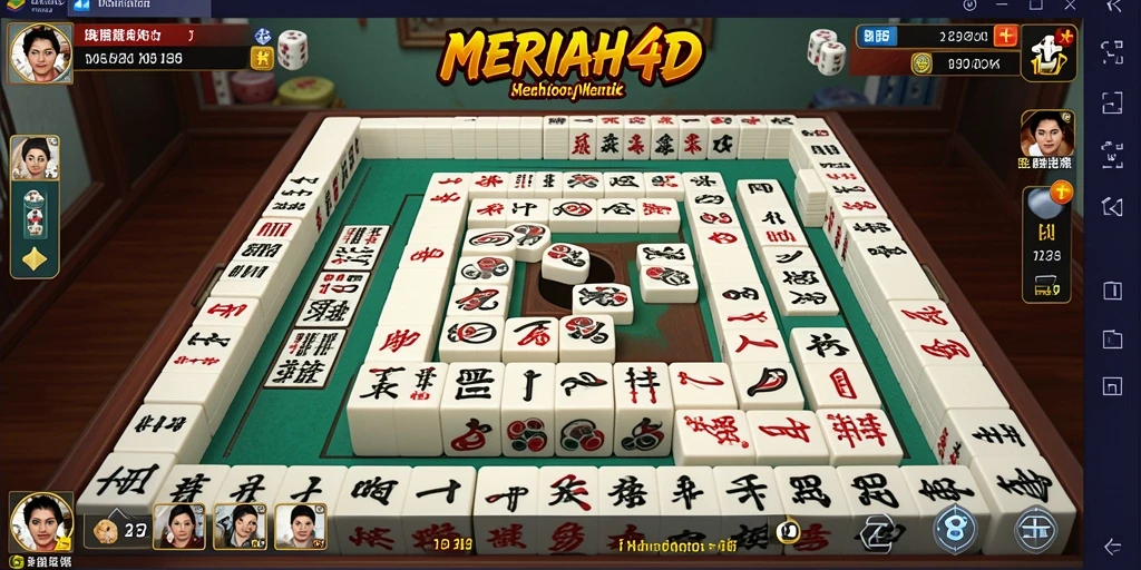 Gameplay seru Mahjong di MERIAH4D yang menantang.
