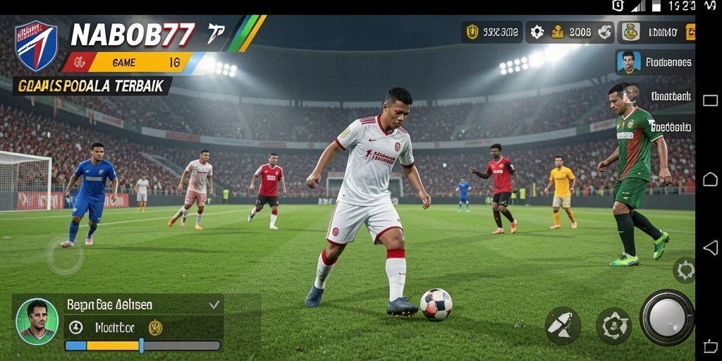Screenshot gameplay <strong>NABOB77</strong> yang menampilkan aksi menyerang di lapangan.