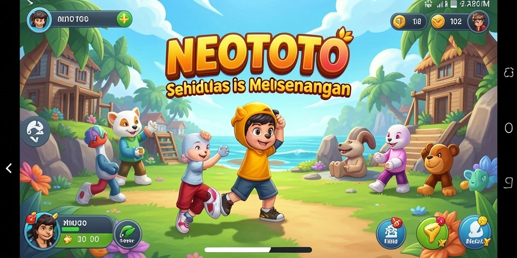 Tampilan menarik dari gameplay NEOTOTO dalam simulasi kehidupan.