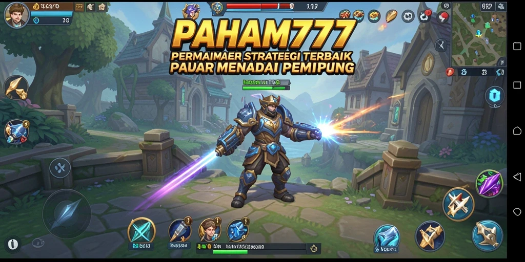 Screenshot utama PAHAM777 menampilkan aksi seru dalam permainan strategi.