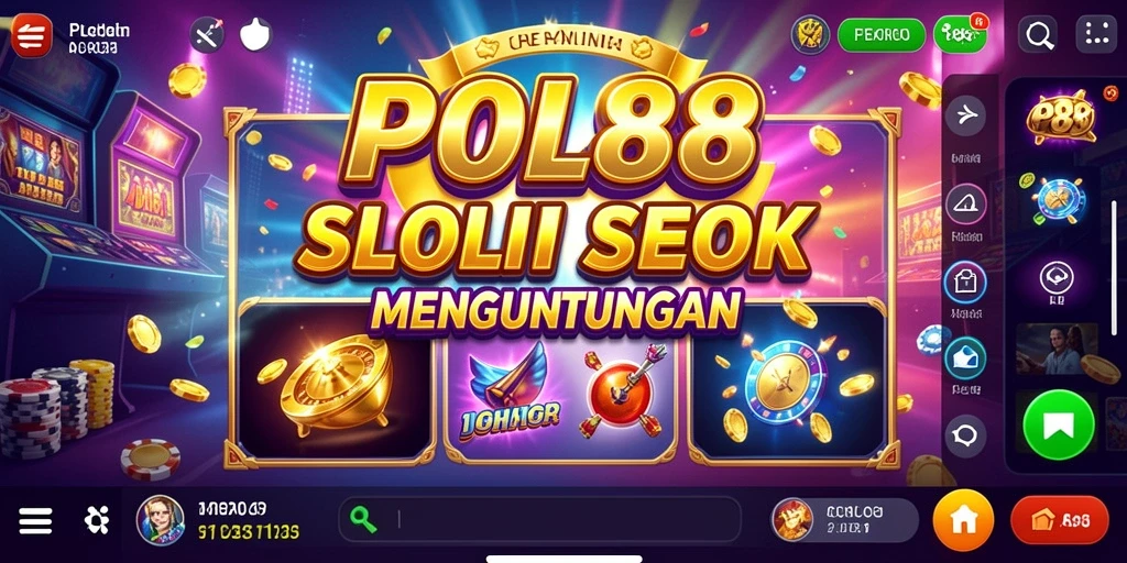 Screenshot POL88 menampilkan gameplay slot yang menarik dan penuh warna.