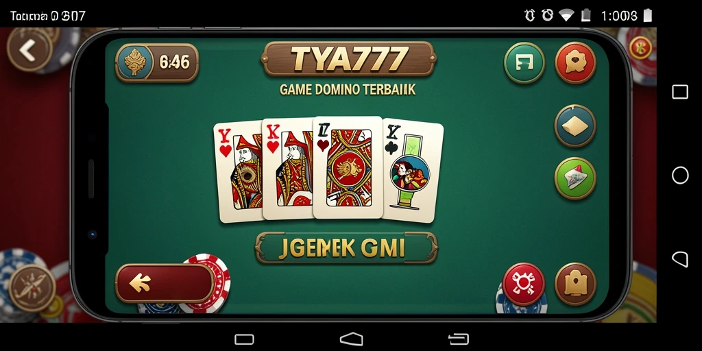 Tampilan gameplay Domino yang menegangkan dan mengasyikkan.