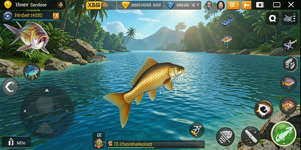 Gameplay menarik dari X88 dengan pengalaman memancing yang mengasyikkan.