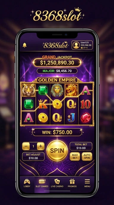 Proses pengunduhan aplikasi di 8368slot yang cepat.